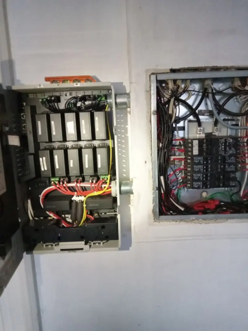 Electrical panel upgrade completed for Carbon Monoxide Detector Installation in Fair Oaks Ranch